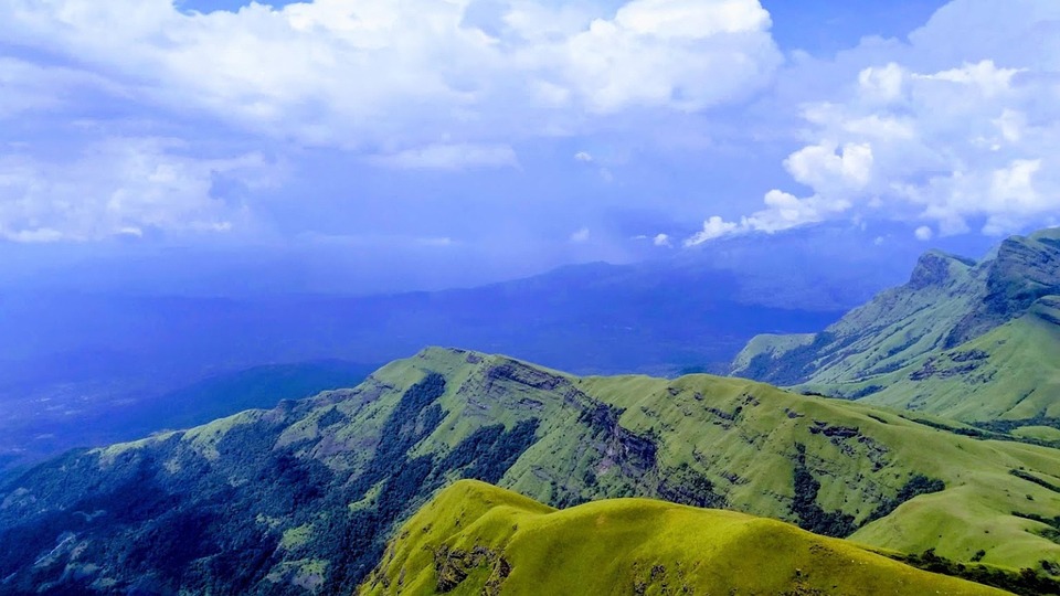 Kudremukh Peak mountain view